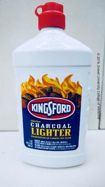 Drexel Toxicology Image Library - Charcoal Lighter Fluid