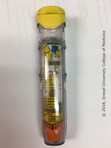 Drexel Toxicology Image Library - EpiPen (epinephrine autoinjector)