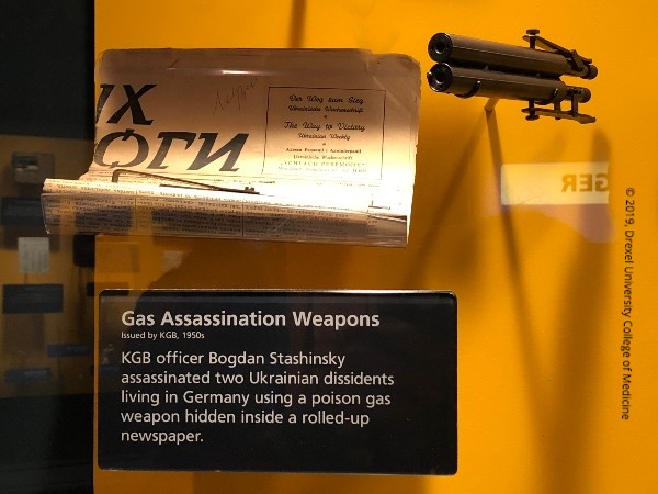 Drexel Toxicology Image Library - Gas Assassination Weapons