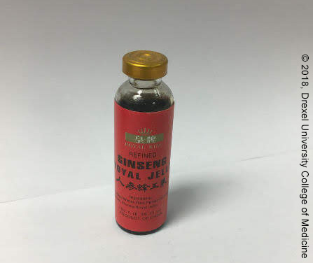 Drexel Toxicology Image Library - Ginseng Royal Jelly (refined)