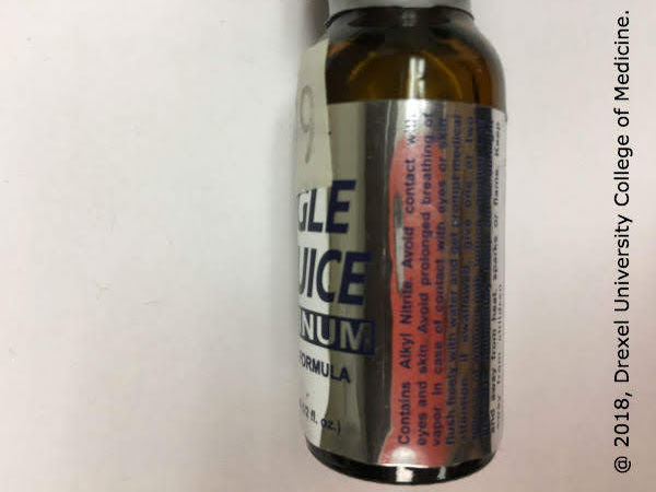 Drexel Toxicology Image Library - Jungle Juice (amyl nitrite and butyl nitrite)