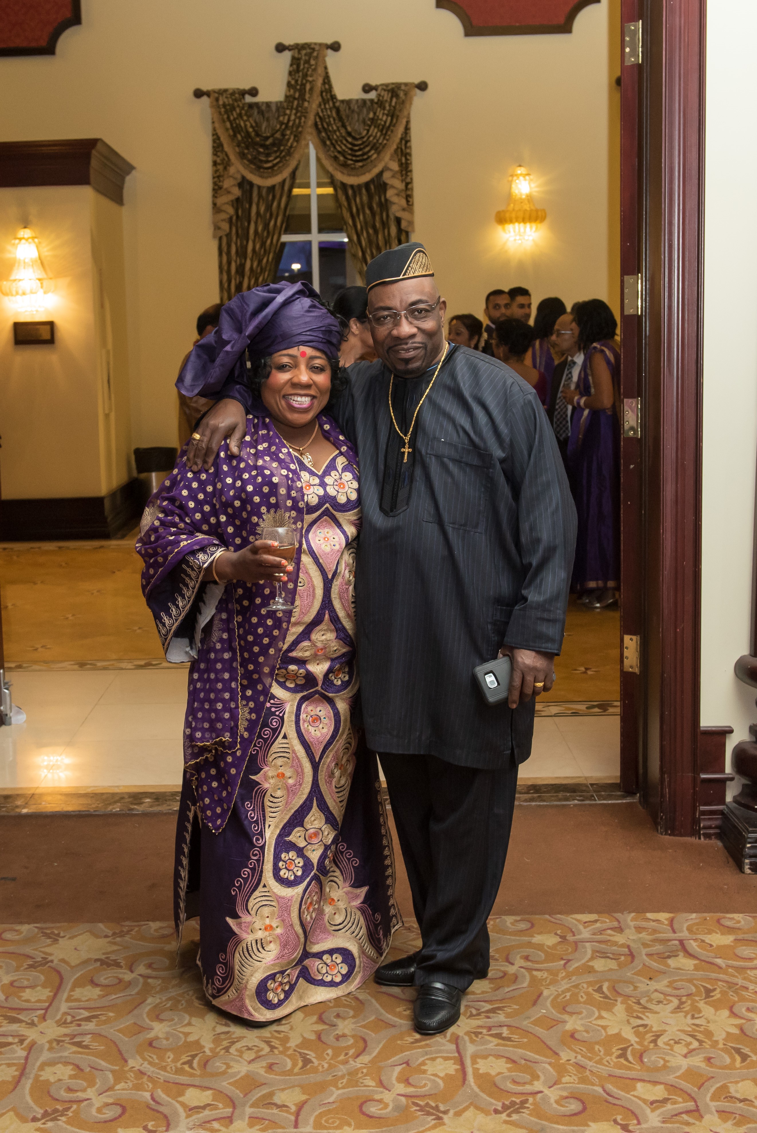 Drexel University's College of Nursing and health Professions nursing faculty Rita K. Adeniran, DrNP, MSN, RN, NEA_BC,  FAAN and her alumnus husband, Anthony A. Adeniran, DNP, MSN, RN, PCA