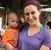 PTRS student Rachel Sadinsky in Guatemala