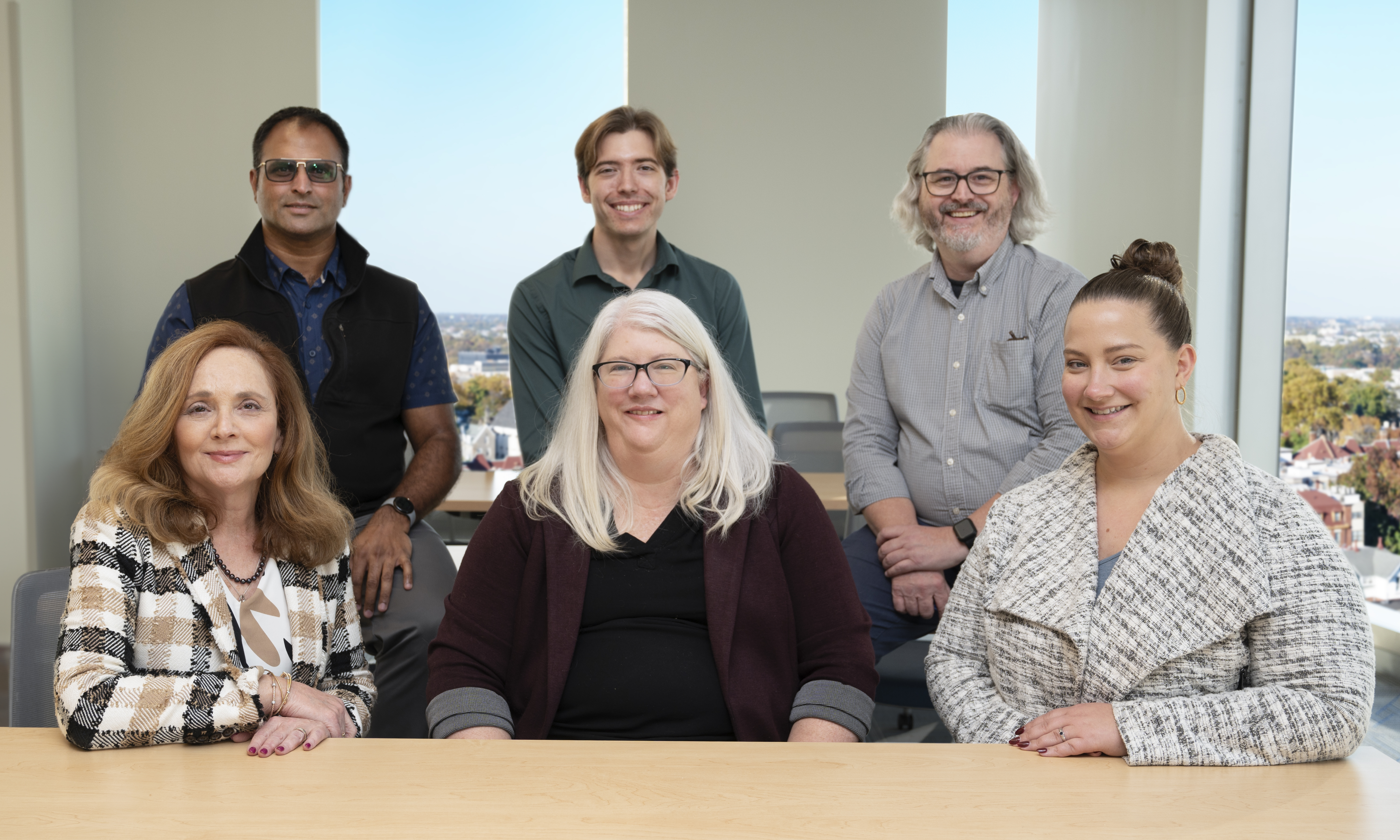 CNHP Research team back row Arun Ramakrishnan Zach Hathaway Darin Dunston front row Rose Ann DiMaria Ghalili Michelle Doyle Laura Romano