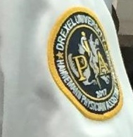 Drexel University Physician Assistant patch on a white coat
