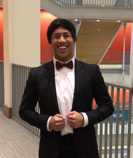 Chris Recinto tuxedo headshot