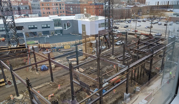 Photo of Drexel Academic Tower construction