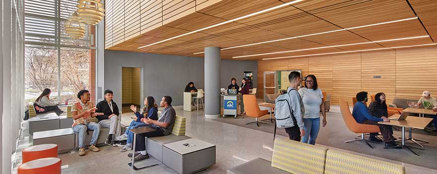 The Drexel Biology Resource Center is part of Drexel's McGonigal Academic Resource Center (ARC), located in the Korman Center, which serves as an integrated hub of on-campus academic support services.