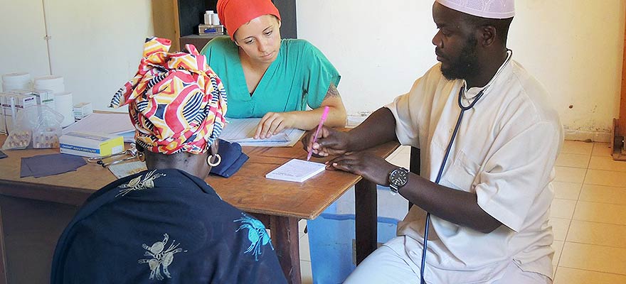 Drexel alum Victoria Smith, BS chemistry '19, was a member of the reproductive and child health team while on co-op with PowerUp Gambia, a Philadelphia-based NGO.