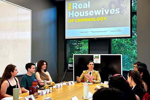 Drexel's Clare Strange, who examines the intersection of justice and public health, developed 'The Real Housewives of Criminology' course.