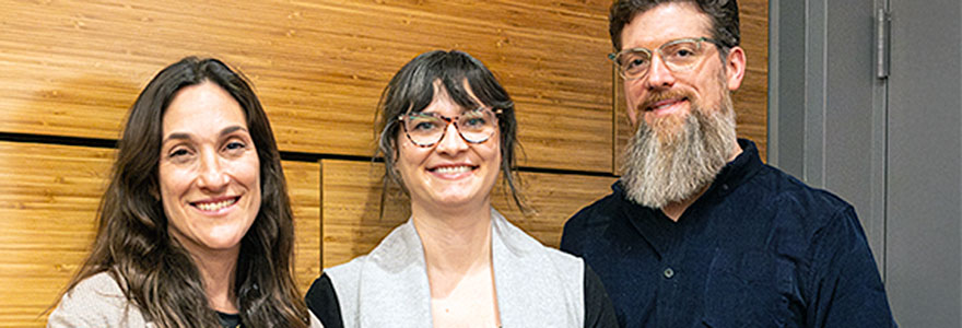 Kline Law School Professor Lauren Katz Smith in partnership with College of Arts and Sciences Professors Clare Strange and Jordan Hyatt launched the Drexel Justice Collaborative in 2025.