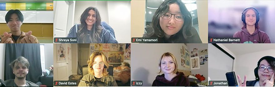 The course 'Advanced Studies in Language, Media, and Society (JAPN 450)' connects Drexel students with peers from Tamagawa University in Tokyo to discuss the role of language at the intersection of technology and society, such as artificial intelligence and digital privacy.