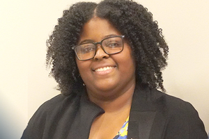 Drexel student Dejenae Smith, BS biological sciences '27 with a concentration in ecology, evolution, and genomics and a minor in data science