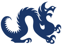 Drexel Dragon Logo Blue