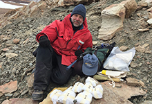 Ted Daeschler in Antartica