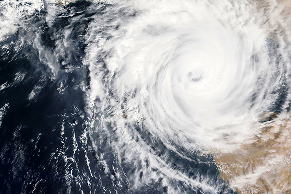 Hurricane from above