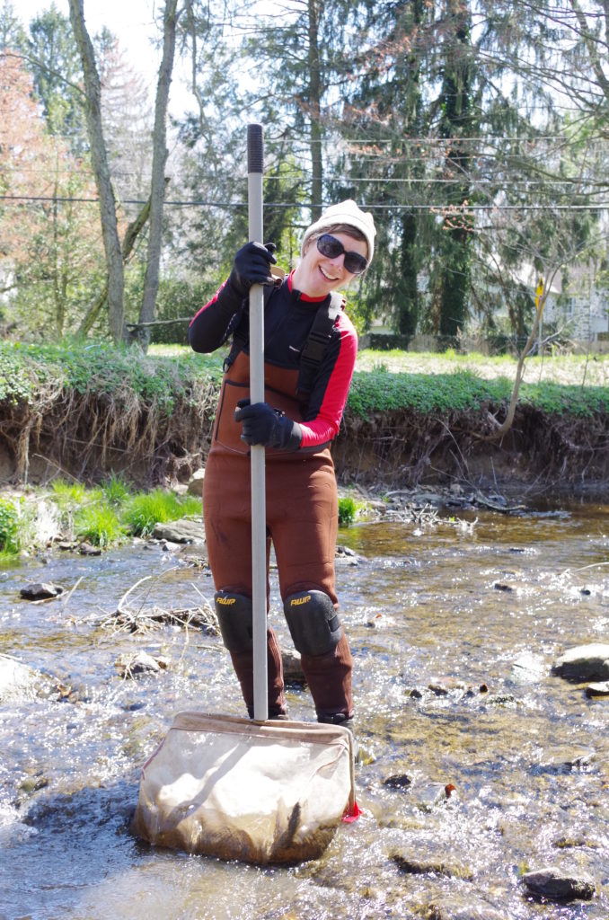 Stefanie Kroll is the section leader for Watershed Ecology and an assistant research professor