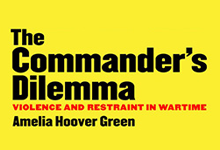 The Commander's Dilemma book cover by Drexel Professor Amelia Hoover Green