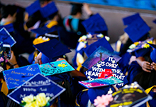 Decorated Drexel Graduation Caps 2018