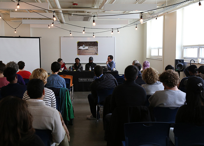 From the first event in HOME Symposium series, the Neighborhood Histories Roundtable. Photo by Rebecca Arthur.