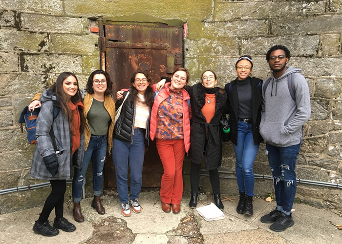 Drexel SOC 356 students at ESP; Photo credit: Kelly Underman