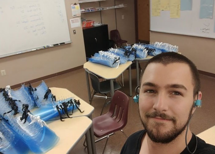 Joe Zwillenberg, Drexel History Alum making PPE for frontline workers