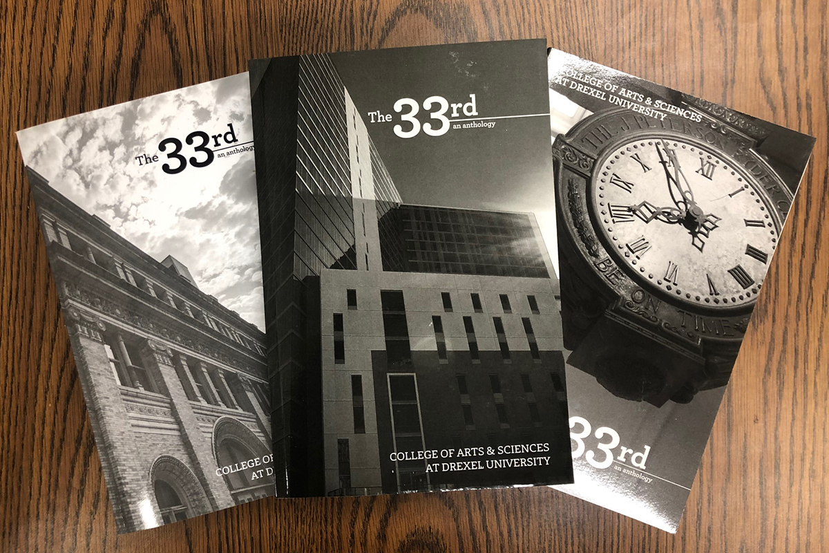 three recent issues of The 33rd, a print anthology