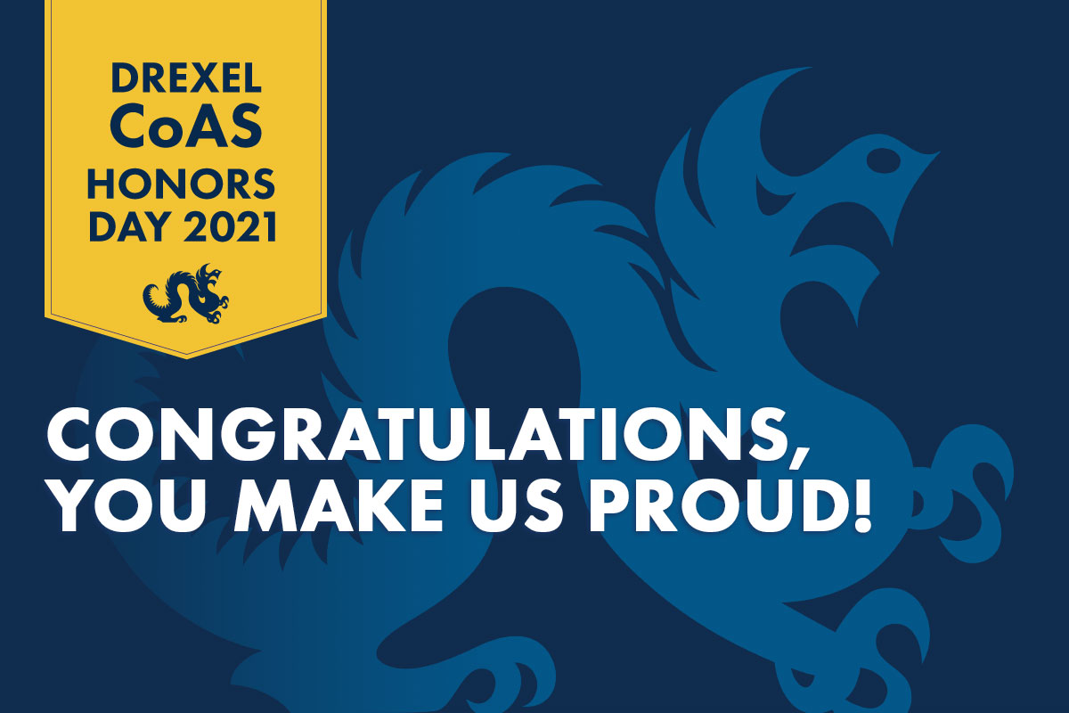 Drexel University College of Arts and Sciences Honors Day Awardees