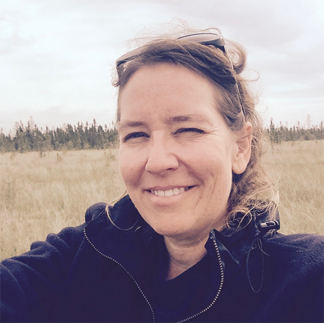 Elizabeth Burke Watson, PhD, at Big Bog in Minnesota