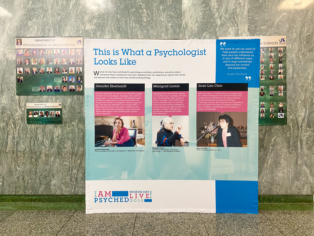 I am psyched poster reading "this is what a psychologist looks like"
