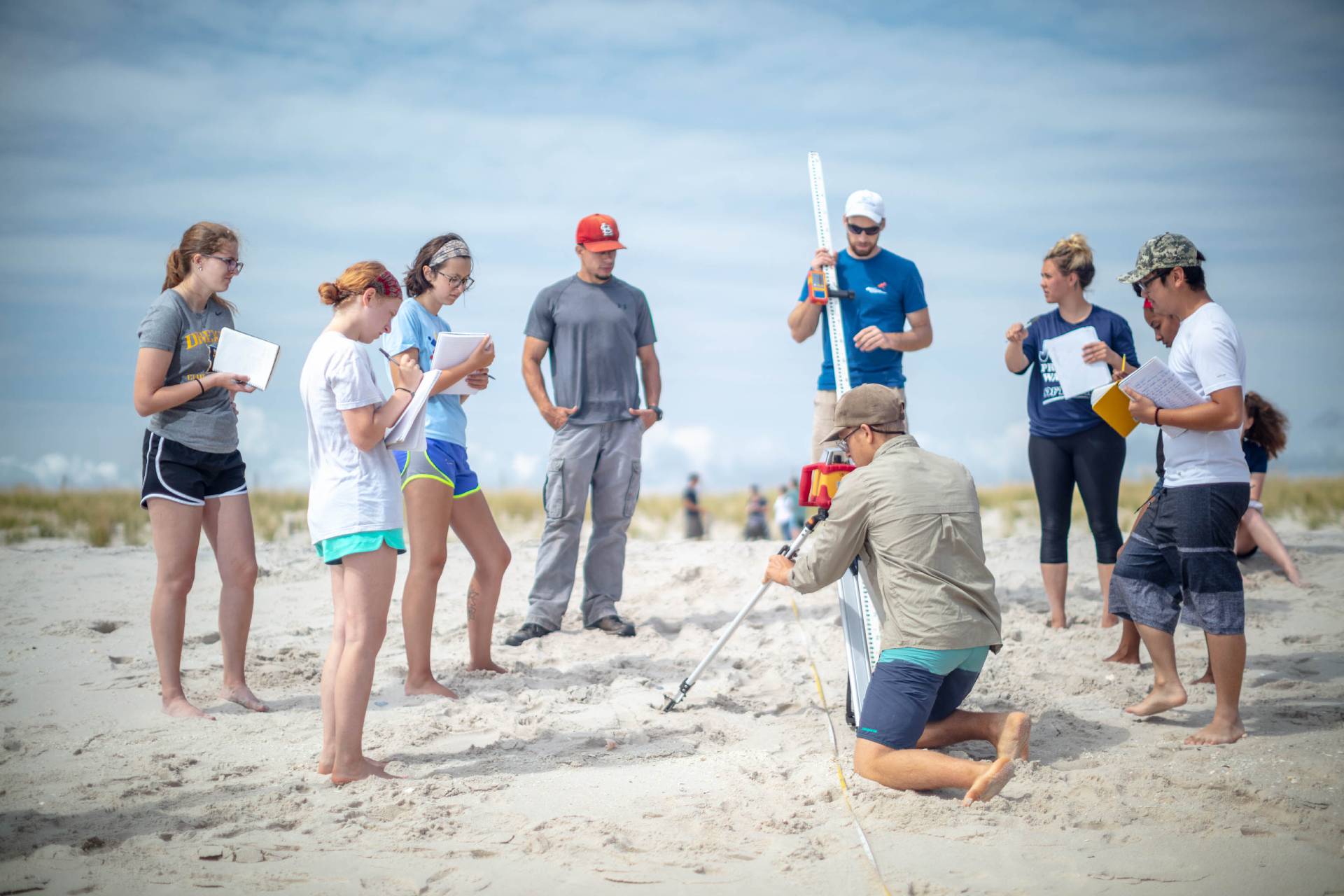 BEES students in Barnegat Bay