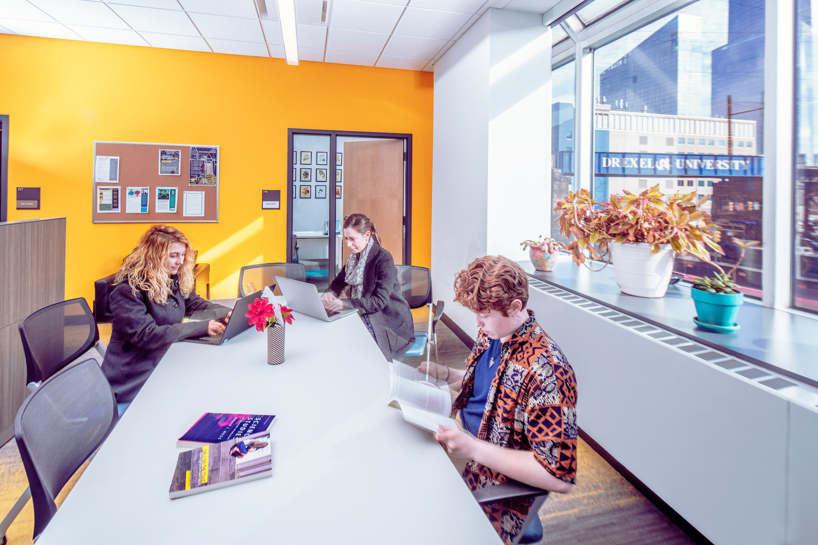 Students in the College of Arts and Sciences at Drexel University