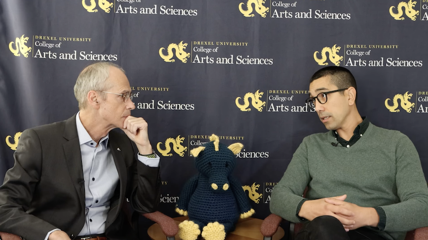 Steve Vásquez Dolph, PhD (right) recently joined Dean David Brown, PhD for the second installment of his Discussions with the Dean series.