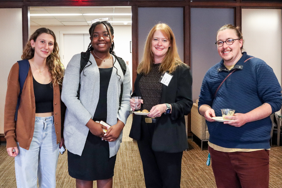 Students and alumni at the October ASURS Fund Convention