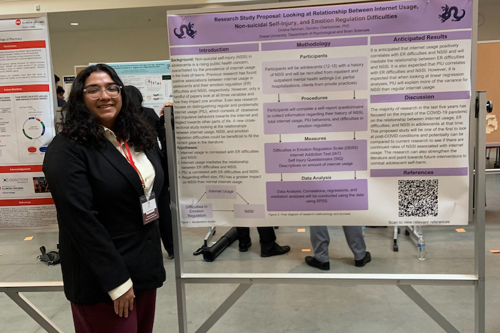 Psychology major Onisha Rahman