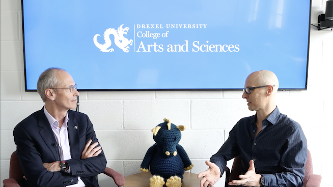 Dean David Brown with BEES Department Head Andrew Smith