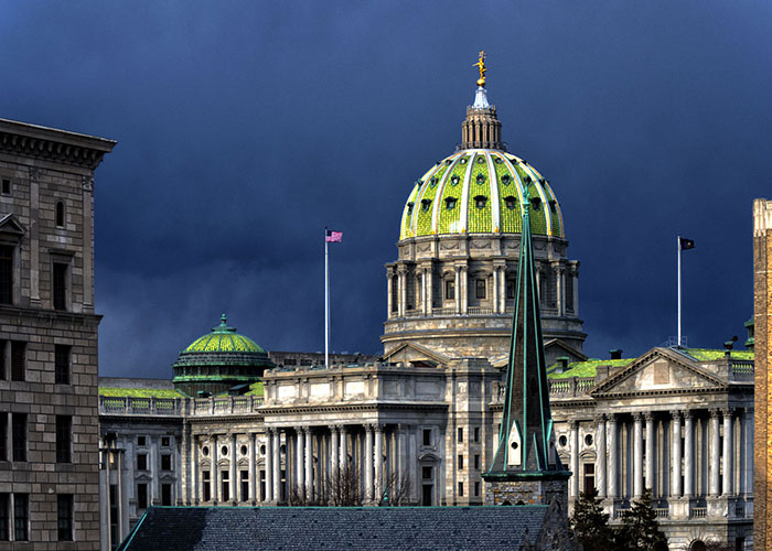 Pennsylvania State Capitol Building in Harrisburg, PA