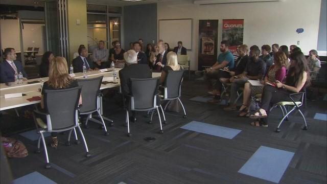 roundtable discussion with governor tom wolf