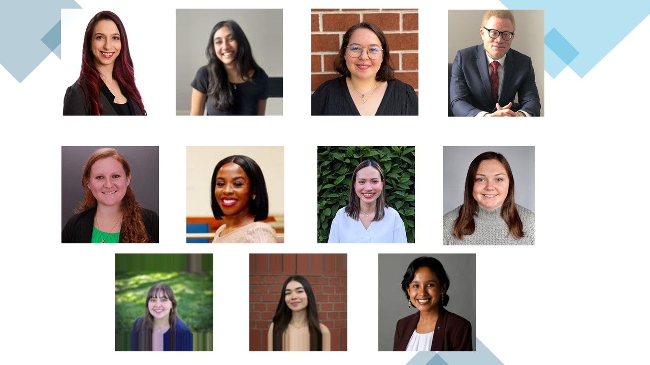 headshots of doctoral students in Health Services Research and Policy at Drexel Dornsife