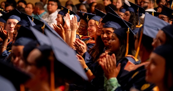 Students applaud at Drexel Dornsife commencement 2026