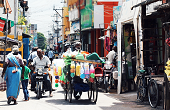 City street in India