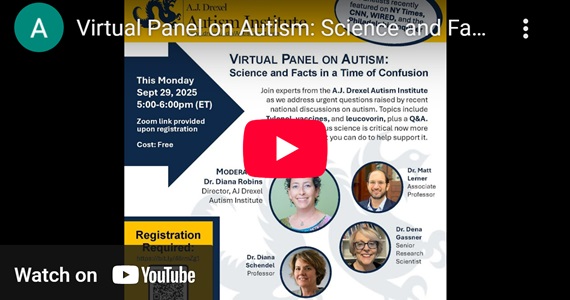 screen shot of event flyer featuring experts headshots and title of panel