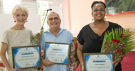 Shannon P. Marquez receives award for educational partnerships with cuba