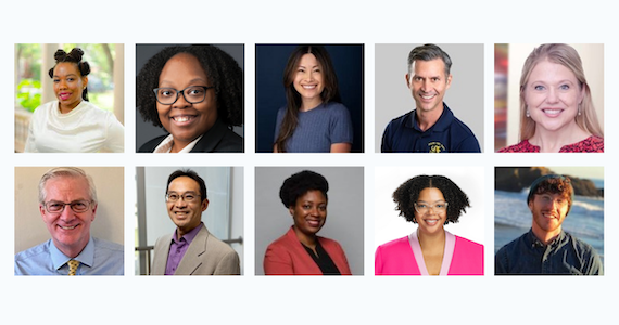 headshots of 10 new faculty members