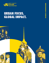 Cover of Drexel Dornsife Public Health Undergraduate Programs Viewbook