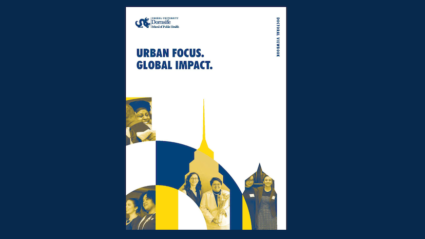 Cover of Drexel Dornsife Doctoral Program Pamphlet