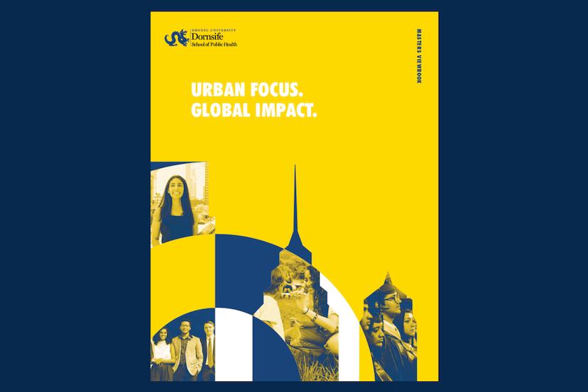 Cover of Drexel Dornsife Masters Program Viewbook