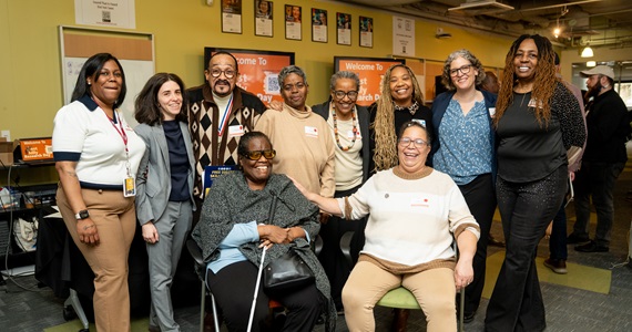 Attendees gathered for a photo at Research Day