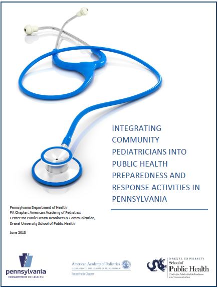 Integrating Community Pediatricians into Public Health Preparedness and Response Activities in Pennsylvania