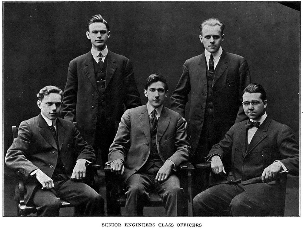 1914 senior engineer class officers
